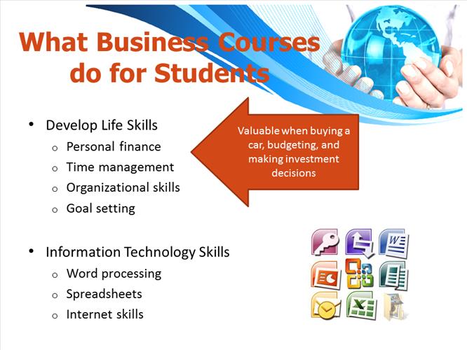 What Business Courses do for Students