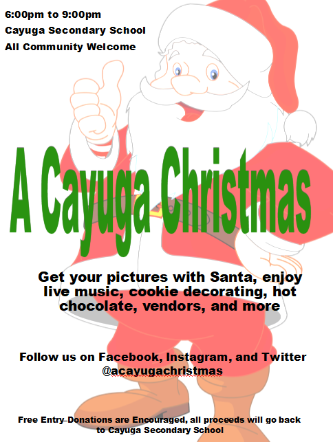 December 13th - A Cayuga Christmas