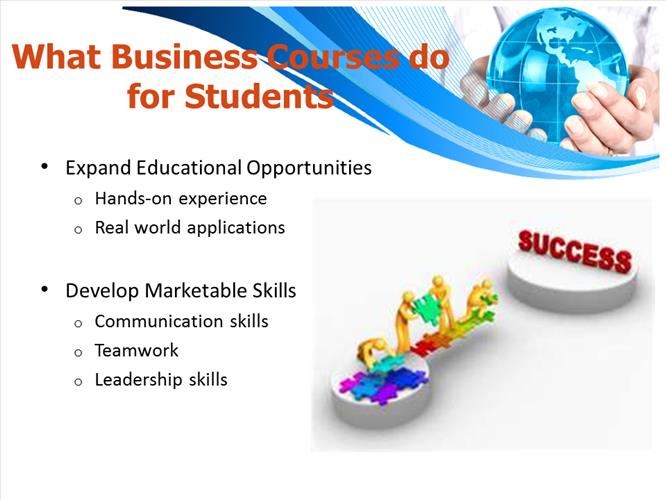 What Business Courses do for Students (2)