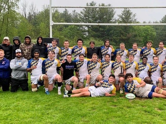 BCI-Sr-Rugby The BCI Mustangs won the AABHN senior rugby title by a score of 7-0 over St. John's Wednesday. Photo by Jacob Robinson