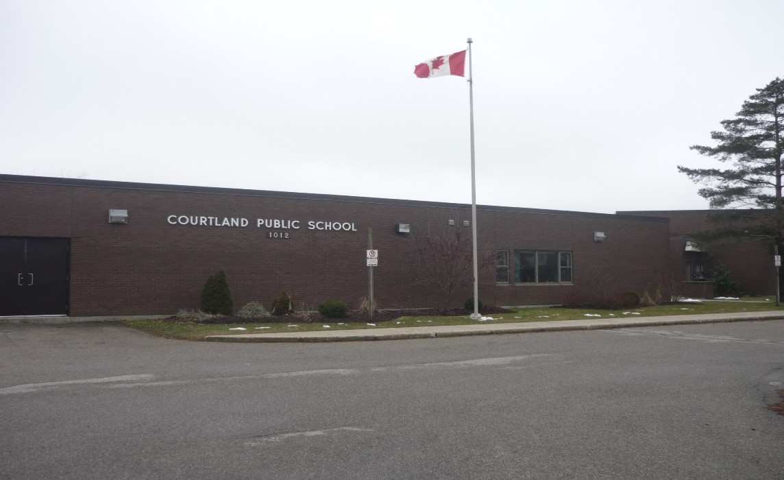 Courtland Public School entry way