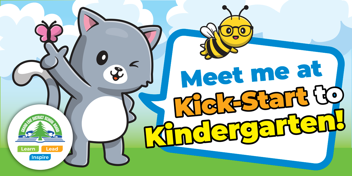 Kick start Banner Featuring Cat