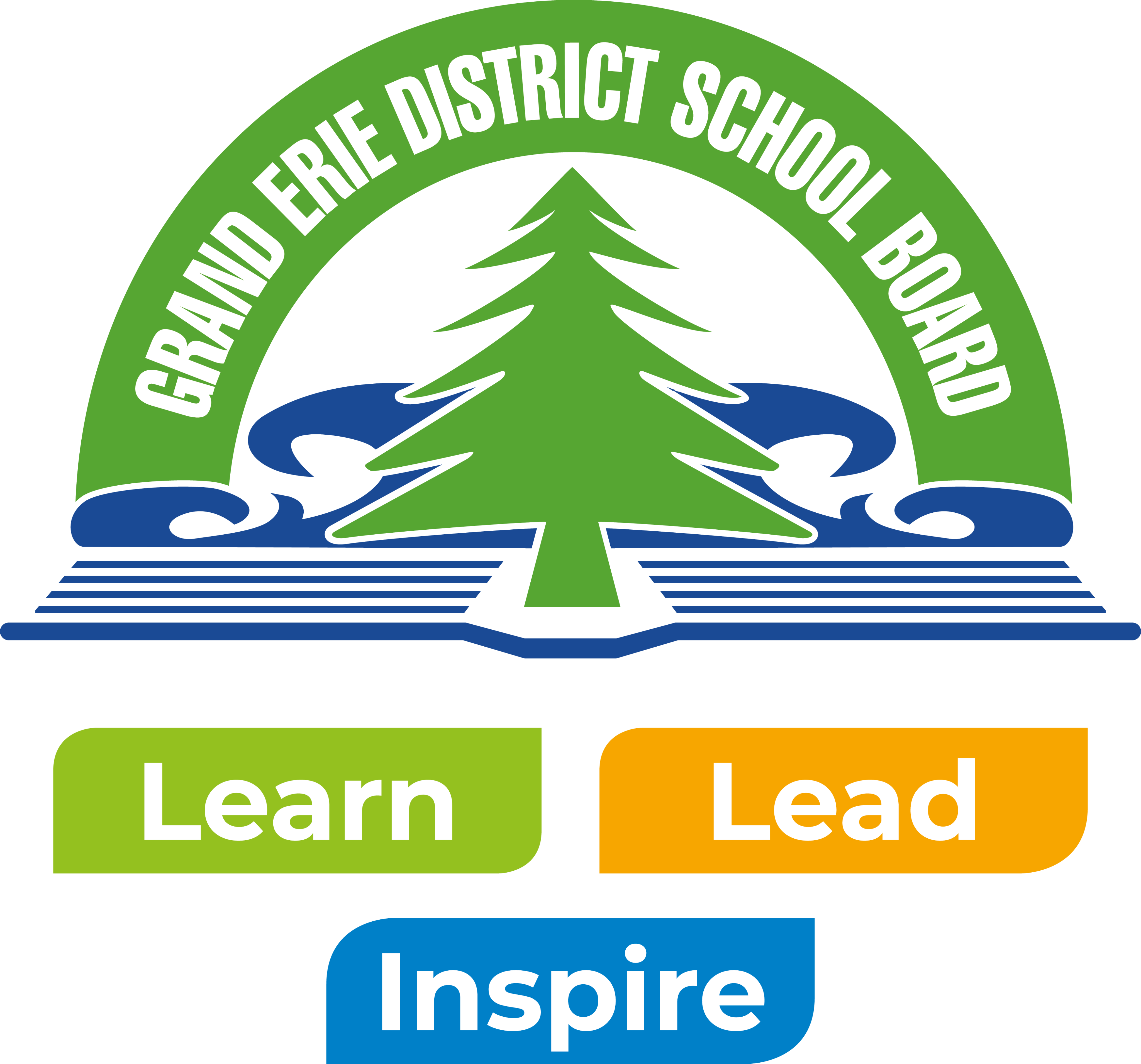 Grand Erie Learn Lead Inspire Logo