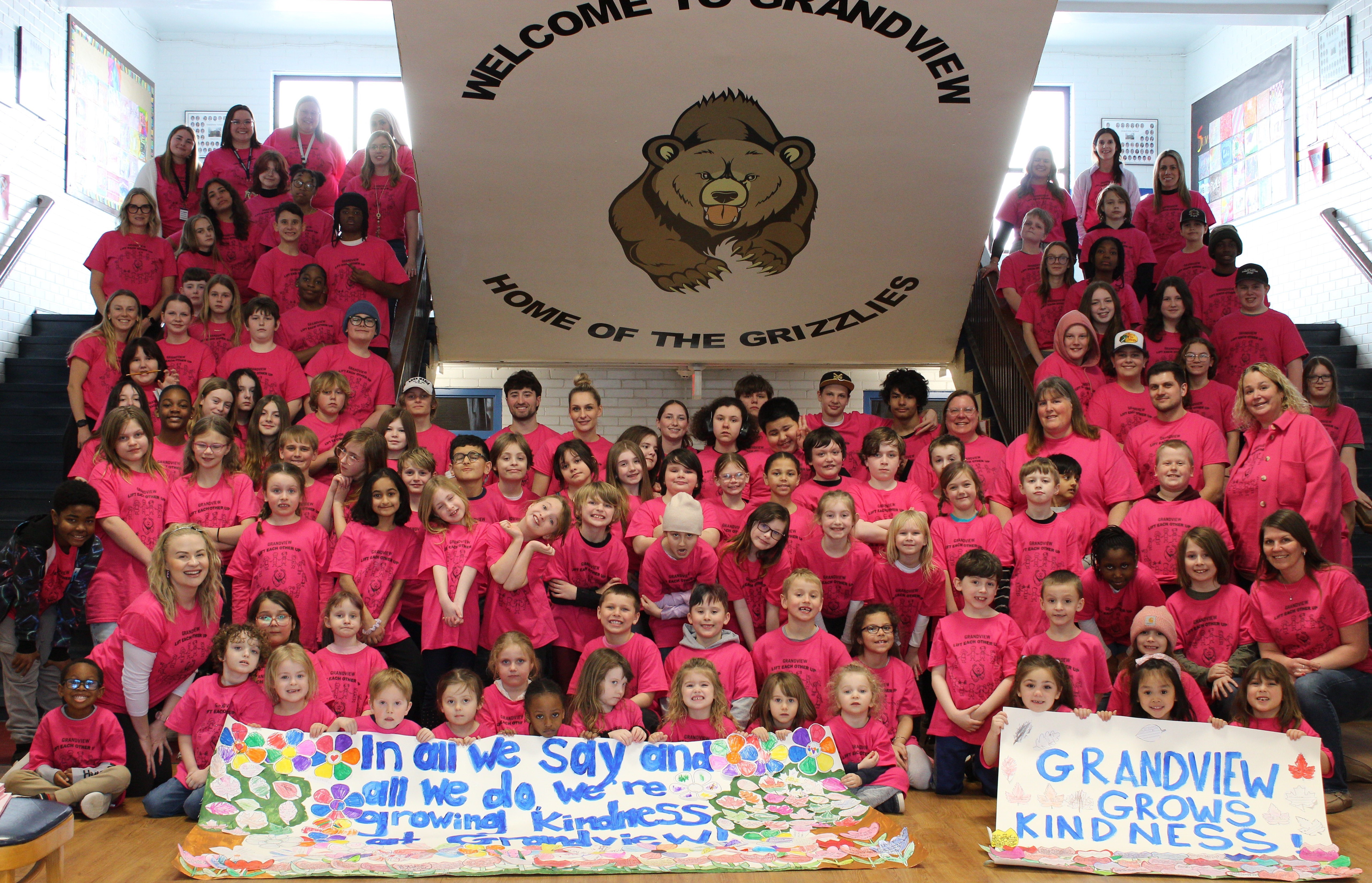Students at Grandview hosting an Anti-Bullying Campaign