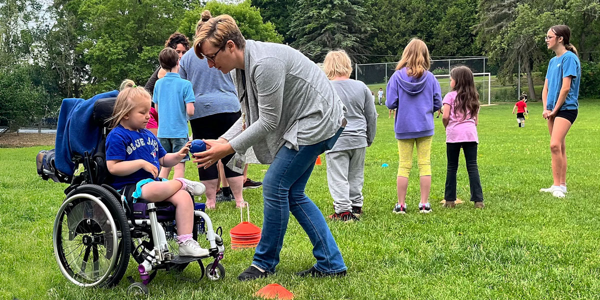 Special Olympics participants at West Lynn Public School