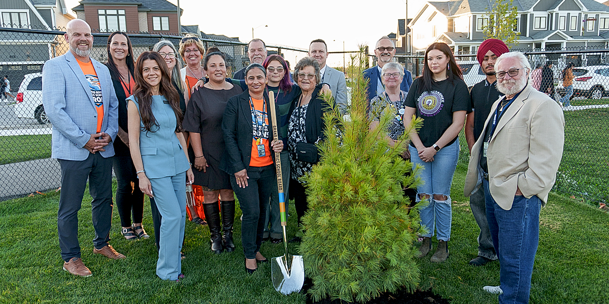 Grand River Public School Tree Planing