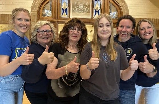 Mel Glaves, Nicole Hamilton, Bea Wilson, Kyle Geerlings and Lindsay Ham