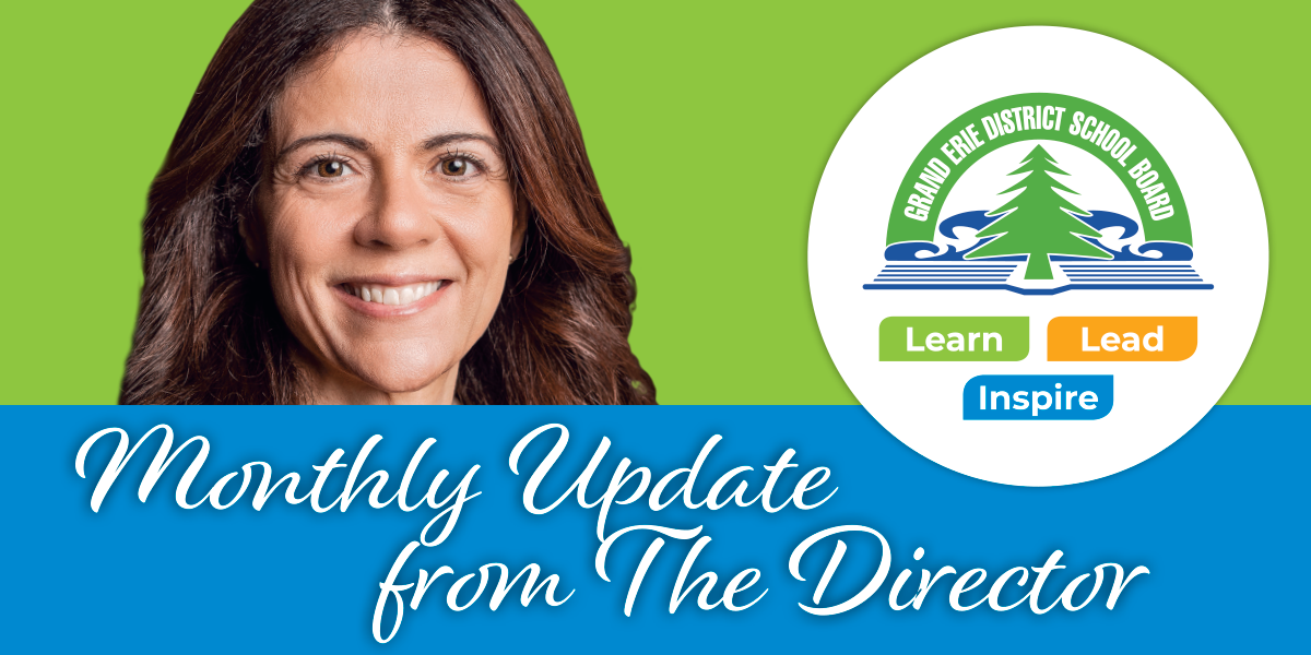 Monthly Update from The Director