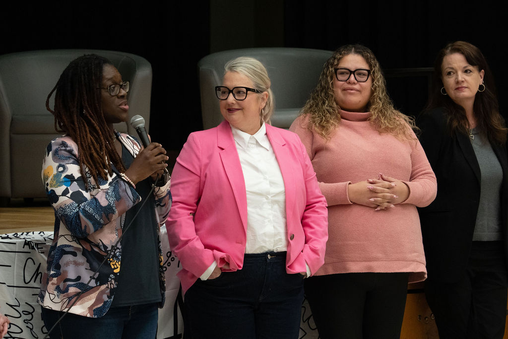 Women presenter at Celebrating Women in Grand Erie event