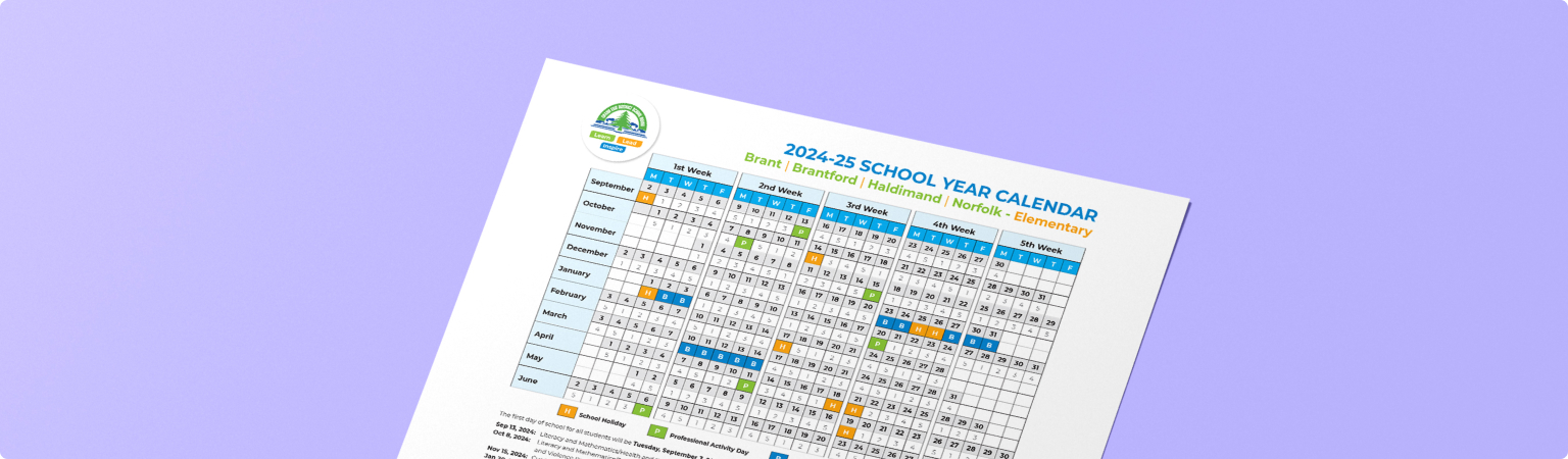 School Year Calendars