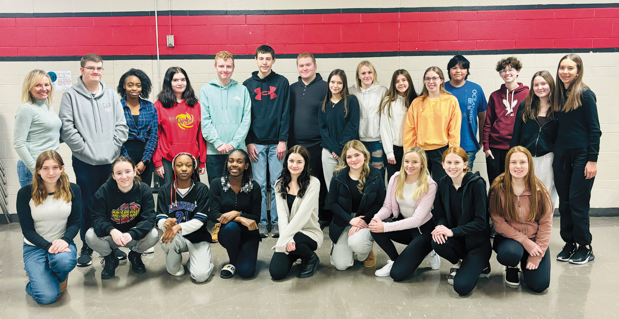 The 2023-24 Hagersville Secondary School Crime Stoppers group.