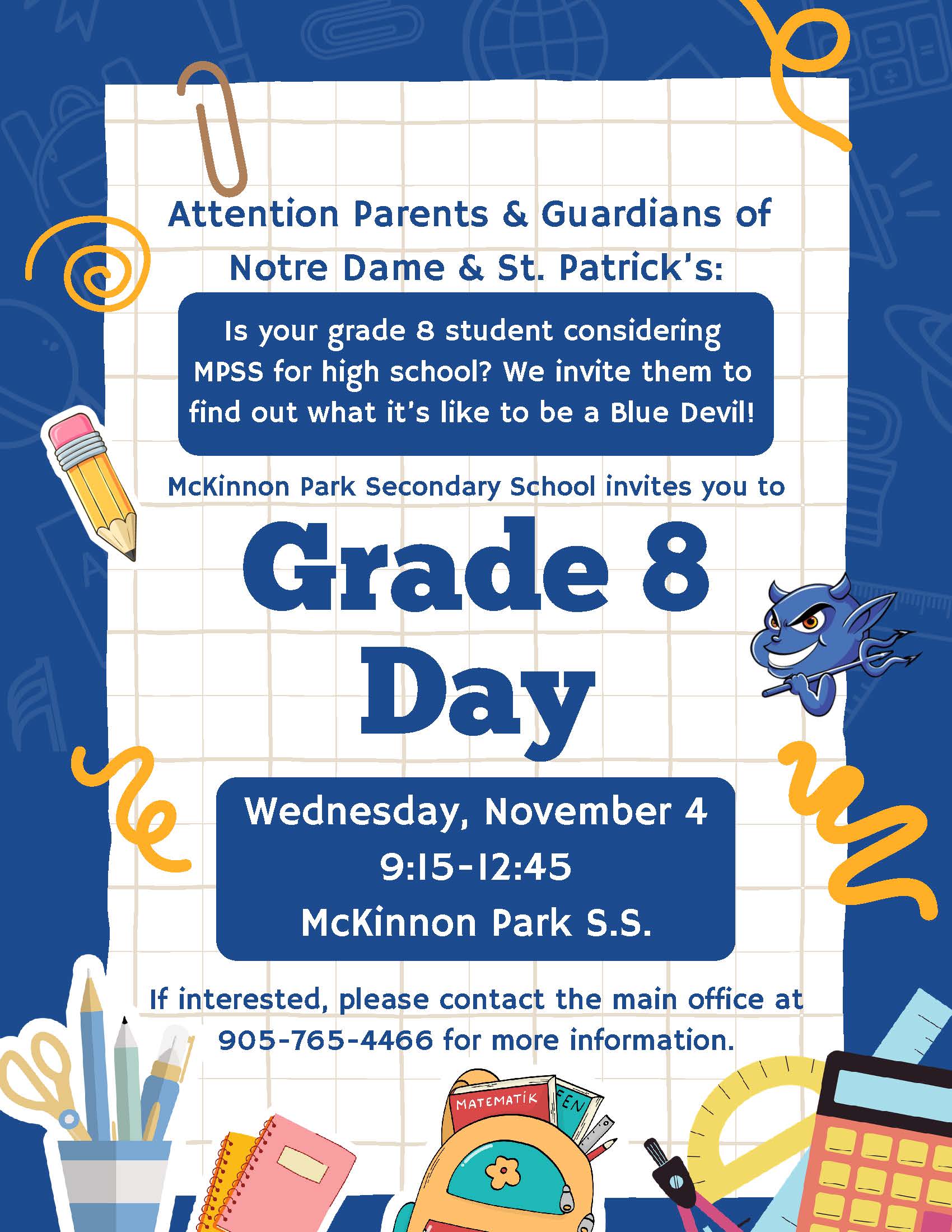 grade 8 day