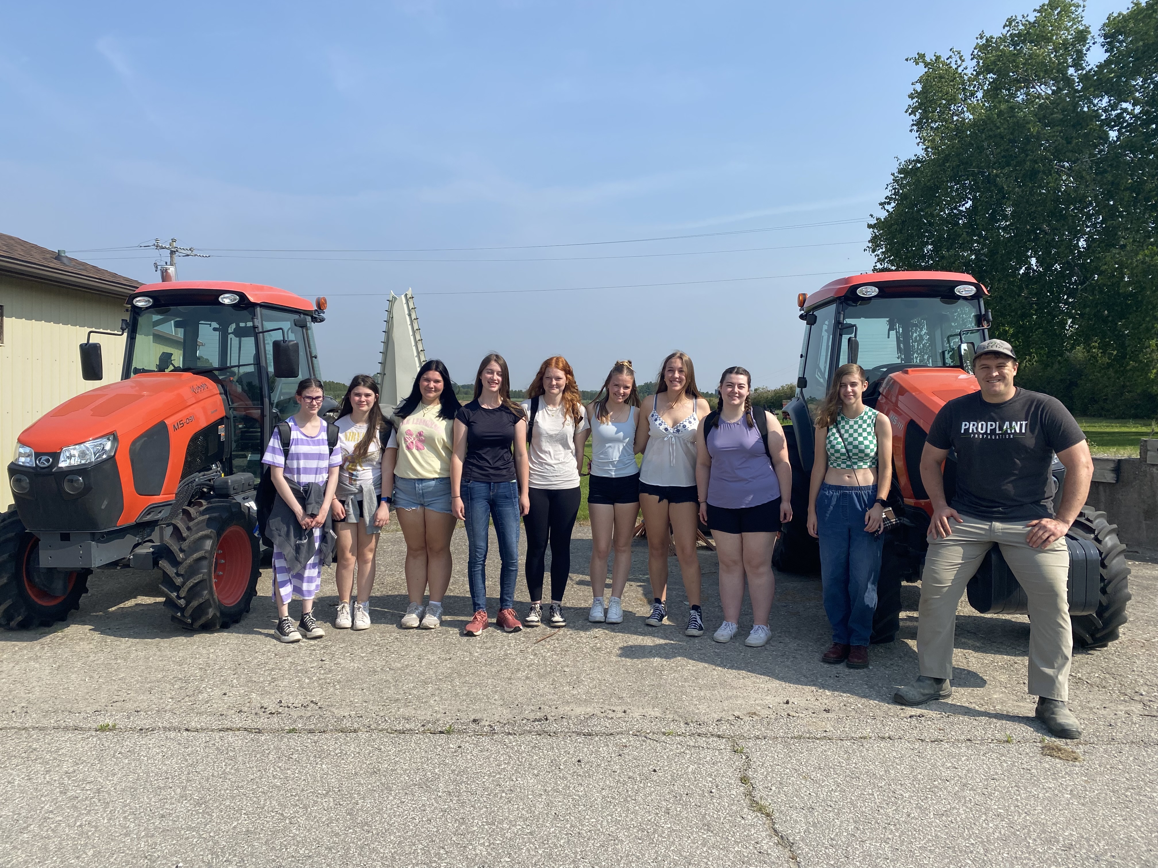 Ag SHSM June 2025 A Ag SHSM field trip
