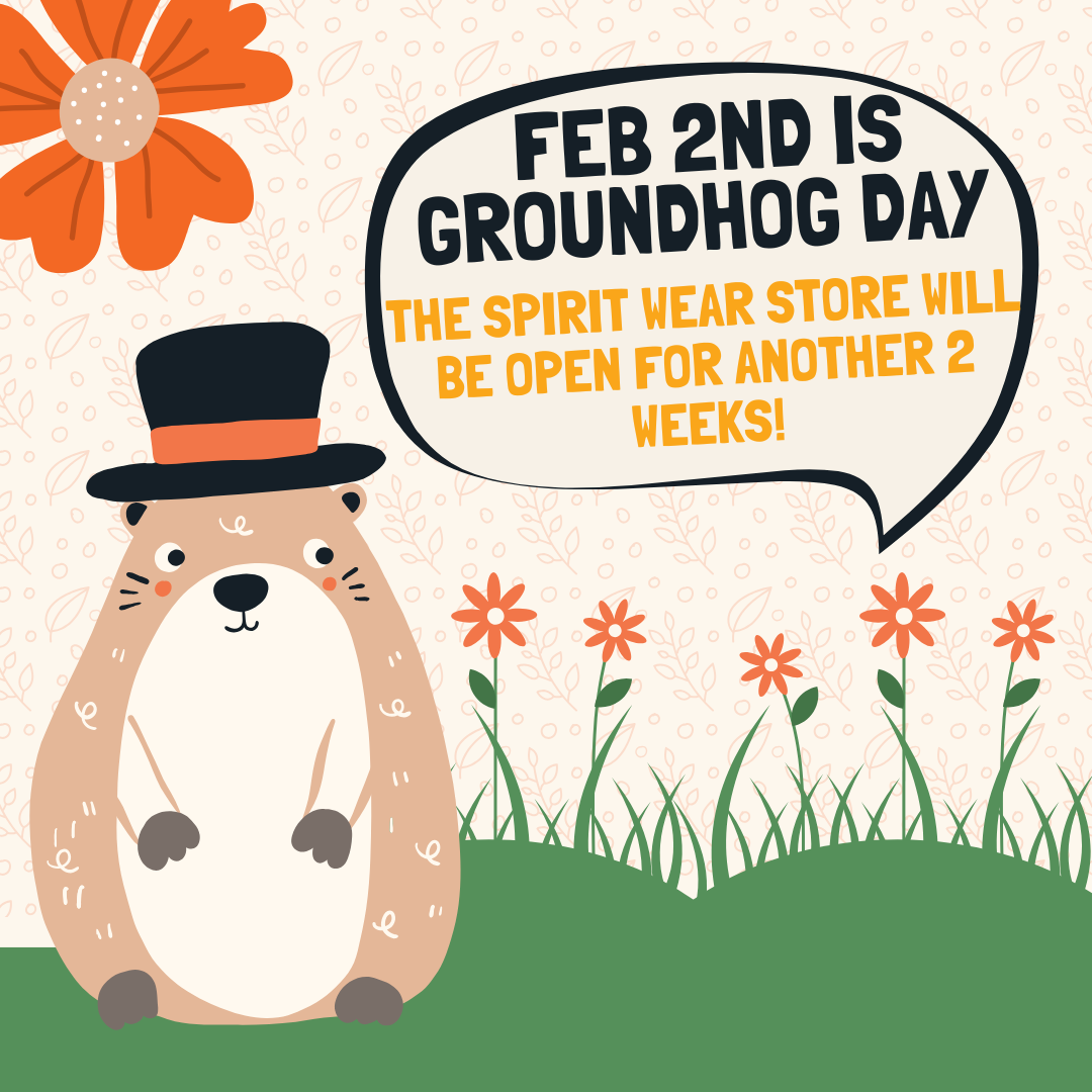 Look for the Link to the Spiritwear Store coming soon.