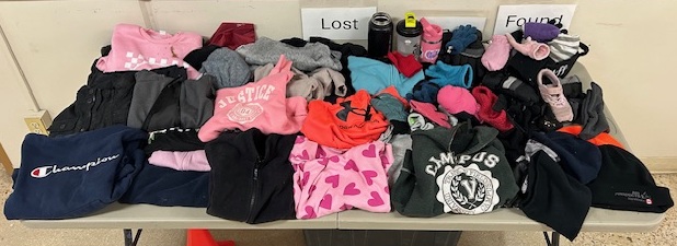 L&F WPS' current lost & found collection